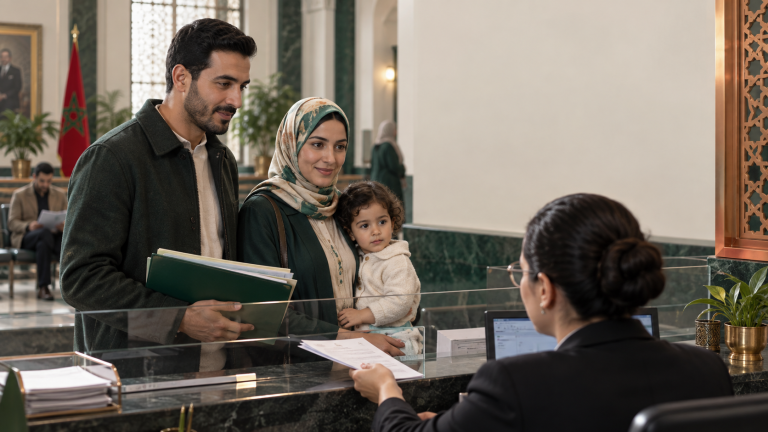 الدفتر العائلي والسجل العائلي الإلكتروني في المغرب