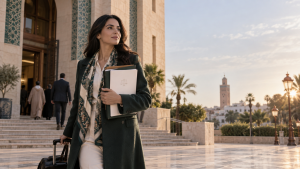 مغربية تحمل ملف حكم طلاق صادر في الخارج أمام محكمة بالمغرب