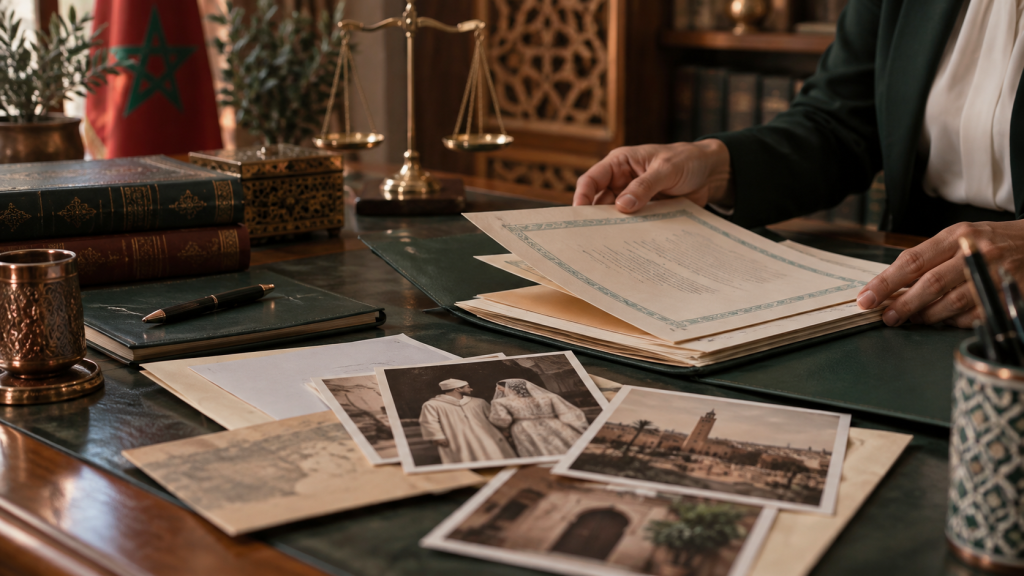مراجعة وثائق وصور قديمة لإثبات زواج غير موثق أمام المحكمة